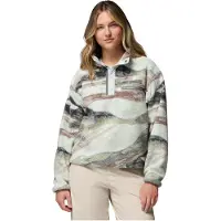 Columbia Fleece Helvetia II Printed Cropped Half Snap Fleece dames EU L