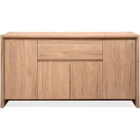 Finori Dressoir 4 deuren 1 lade houtlook l165 cm soren