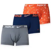 Nike Underwear Boxershorts 'ESSENTIAL' navy / grijs / oranje / wit