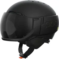 POC - Heren skihelmen - Levator MIPS Uranium Black Matt voor Dames - Maat 55-58 cm - Zwart