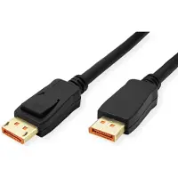 Roline DisplayPort-kabel, v2.1, 16K, DP M - M, zwart, 1 m