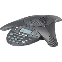 Polycom SoundStation2. Ingangsspanning: 110 - 220, Frequentie: 50/60. Afmetingen (BxDxH): 311 x 368 x 64 mm, Gewicht: 800 g
