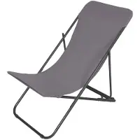 Hespéride Inklapstoel - Hésperide - Grijs - 98 x 56 x 35/75cm