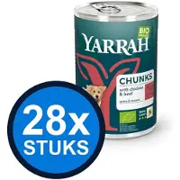 Yarrah 28x cat bio pouch fillets gravy beef 85gr
