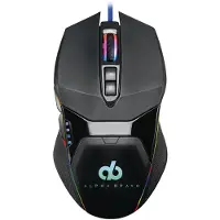 Veho GZ1 Muis Ambidextrous USB Type-A Optisch 6400 DPI (Bedraad), Muis, Zwart