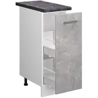 Vicco Apotheekkast R-Line Beton 30 cm , WB Antraciet, Model 46875