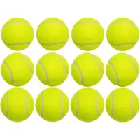 Vittali Tennisballen in verpakking - 12x stuks - geel - Super A-grade kwaliteit