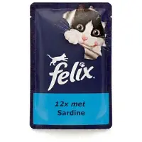 Felix Elke Dag Feest Senior 7+ Sardine in Gelei - Monopack - 12x85g