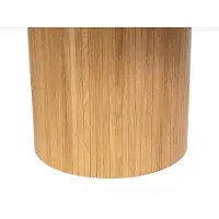Vente-unique Uitschuifbare eettafel voor 4 tot 6 personen in eiken fineer - Natuurlijk licht MAYEZA