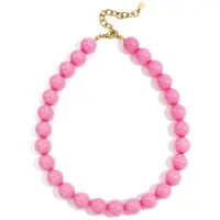 Yehwang Ketting met grote kralen - Kralenketting - Resin & Stainless Steel - Jewellery by Mae