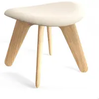 Tom Dixon Slab Voetenbank Naturel / Linara - Krukken Eiken Natural - SLLCOU01NALNFR05