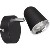 Reality TOULOUSE spot R82121132 mat zwart - LED - 3,5 W - 400 lumen