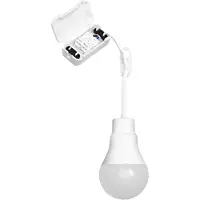 Osram verhuisfitting met lamp | Peer A60 | Mat | 4000K | 10W (75W) 3 stuks
