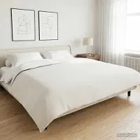 vidaXL Gewogen Dekentje Wit 200 x 200 cm 13 kg 100% Katoen 205T