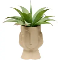 Atmosphera Agave Kunstplant met Pot - Ø40xH48cm - Beige
