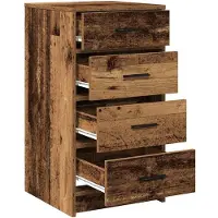 vidaXL Dressoir Oud hout 40 x 41 x 75 cm Bewerkt hout