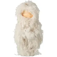 J-Line kind haan konijn figurine wit - polyester - 22 x 15 x 39 cm