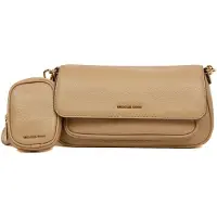 Michael Kors Schoudertas 'Jet Set Travel Small Flap Crossbody With Tech Attachment' camel
