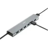Hama USB-Hub 7-Port USB 3.2 GEN1 5 GBIT/s Incl USB-C-Adapter en Netadapter