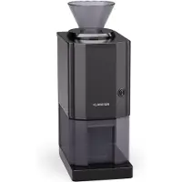 OneConcept Klarstein Crushed Ice Machine - Roestvrij staal, 12kg/u, 3,5 liter reservoir, veiligheidsschakelaar, zuignapvoetjes, eenvoudig schoon te maken, ideaal voor feestjes,75 kg - Zwart