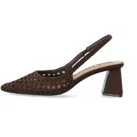 Bianco Slingpumps 'MARALYN' bruin