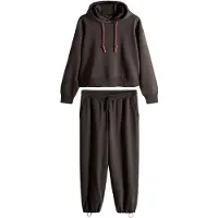 The Set Joggingpak donkerbruin