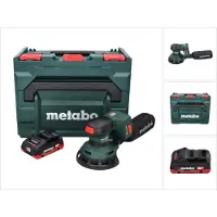 Metabo SXA 18 LTX 125 BL accu excenterschuurmachine 18 V 125 mm borstelloos + 1x accu 4.0 Ah + metaBOX - zonder lader