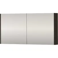 Proline SPK Comfort Spiegelkast Dubbelzijdig 120x14x60 cm Mokka Oak