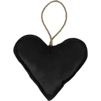 Mars & More hangdecoratie hart zwart