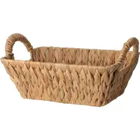 Excellent houseware Rechthoekige mand met handvatten, 34 x 15 cm