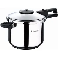 Bergner CRETA-snelkookpan van roestvrij staal, 6 liter, 22 cm