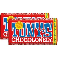 Tony's Chocolonely Melk - Multipack - Chocolade - 360g (2x180g)
