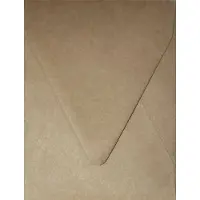 Netuno Ecologische bruine enveloppen A6 - 182 x 134 mm - 25 stuks - NK natgelijmde - 100 gram - Eko Design -