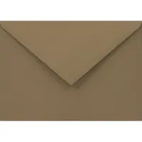 Netuno Gladde bruine enveloppen A6 - 114 x 162 mm - 25 stuks - NK natgelijmde - 140 gram - Woodstock -