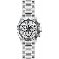 Invicta Jason Taylor 51259 Herenhorloge - Quartz uurwerk - Roestvrij staal met zilverkleurige wijzerplaat - 48 mm