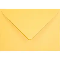 Netuno Gladde gele enveloppen A6 - 125 x 175 mm - 25 stuks - NK natgelijmde - 120 gram - Keaykolour -