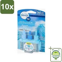 Ambi Pur 10 x 3volution - Bermuda Vibes Navulling - Luchtverfrisser - 20 ml - Grootverpakking - Oceaanfrisse Geur - Luchtverfrisser - Geurverspreiding - 3Volution Systeem - Geurintensiteit
