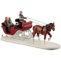Lemax General Kerstdorpminiatuur Holiday Sleigh Ride (paard Met Slee) 6,7 X 23,5 X 10,2 Cm