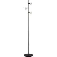 Masterlight Vloerlamp Talana 3-lichts mat zwart/nikkel