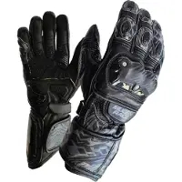 MUGENRACE Moone Sport Zwart Witte Handschoenen Maat XL