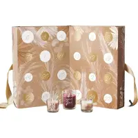 MISOU Adventskalender Dames - 24 Geurkaarsen Geschenkset - Kaarsen Adventkalender December 2026 - Geurkaars Set - Sinterklaas & Kerst - CHANDALIER