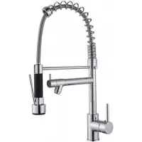 Aquanello Keukenmengkraan met professionele spuitfunctie, verchroomd, Gastro CR-4402-GT,