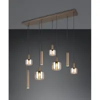 TRIO LED Hanglamp | Mataro 8 | Rond | Platinum Bruin | IP20 | Lighting