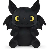 FS Pluche - Cute vleermuis - Knuffel - Zacht Speelgoed - Halloween Knuffel - Bat Betty Zwart 23 cm