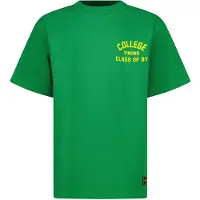 Vingino T-shirt groen Jongens Katoen Ronde hals Printopdruk - maat 176
