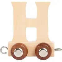 Small Foot - houten lettertrein - h - 12 stuks