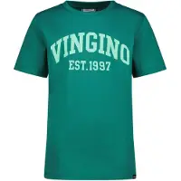 Vingino T-shirt Icon-logo-SS Jongen Groen 140