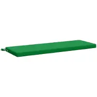vidaXL Bankkussen SOEST 100% Polyester Groen 110 x 40 x 5 cm