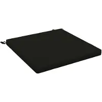 vidaXL Zitkussens SOEST 100% Polyester Zwart 70 x 70 x 5 cm