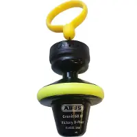 ABUS schijfslot Granit Victory XPlus 68 III SRA - Motorslot met goede grip - Opvouwbaar - beveiligingsniveau 16 - Geel